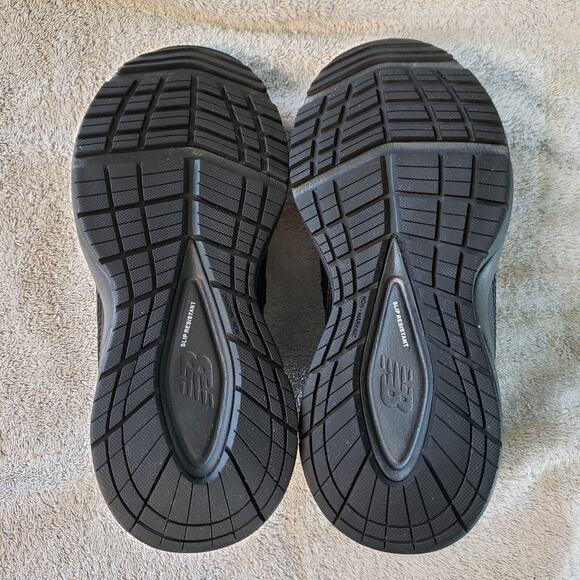 New Balance 608 V5 Sneaker Womens 7 Black Cross Trainer Slip Resistant Workwear - Picture 5 of 7